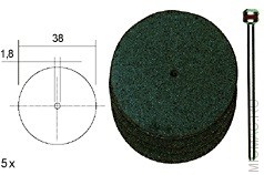отрезные диски PROXXON с держателем (диам.38 мм, 5 шт.) (28820) 