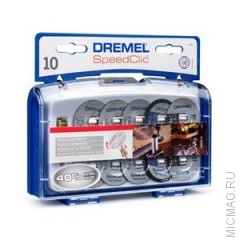 Комплект насадок Dremel SpeedClic SC690