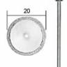 28840 - отрезной диск PROXXON алмазный с держателем (диаметр 20 мм., толщина 0,6мм.)